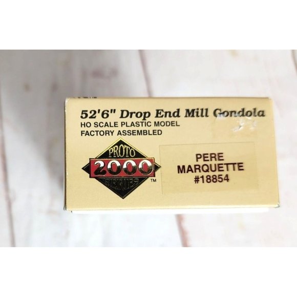 Proto 2000 Series Life-Like Trains 52’ 6” Drop End Mill Gondola Model Train Gift - Picture 10 of 14